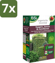 Materiale per il giardinaggio - Fertilizzante per Taxus e Conifere - Crescita Rapida e Foglie Azzurre - 4 kg (40 m²) - Confezione in Bulk - 7 pezzi