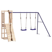 Altalene per parco giochi all'aperto Altalene robuste giochi da giardino 308 x 184 x 169 cm in legno di pino massiccio 02_0004906