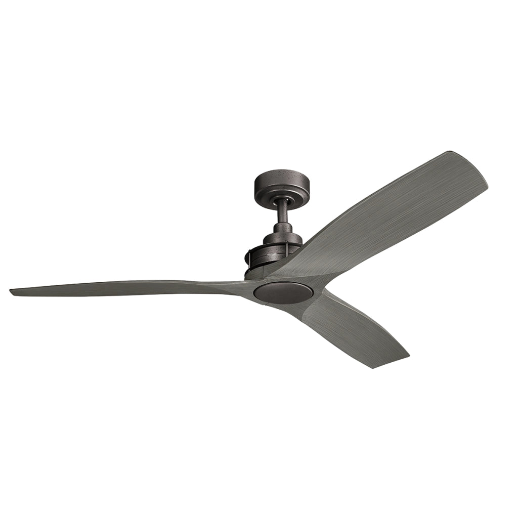 Ventilatore soffitto 142cm con telecomando grigio Ried Kichler
