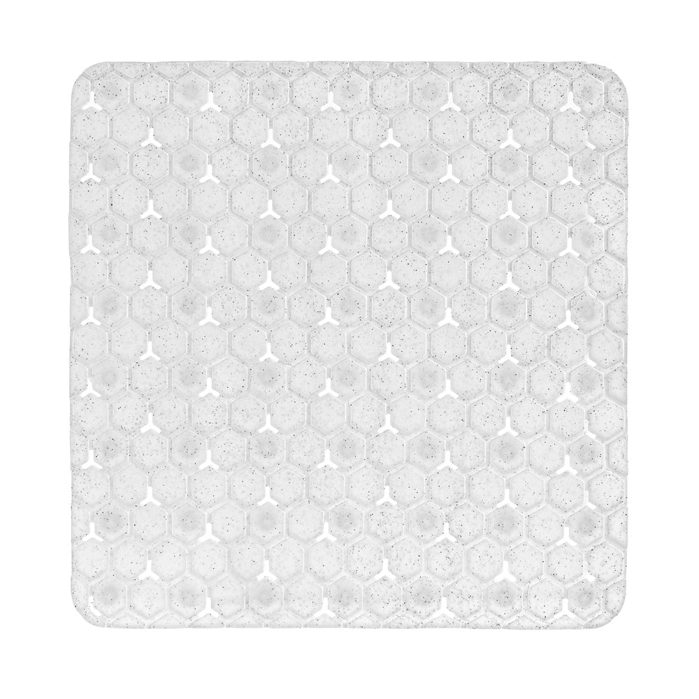 Tappeto bagno antiscivolo bianco 54x54 cm Maia
