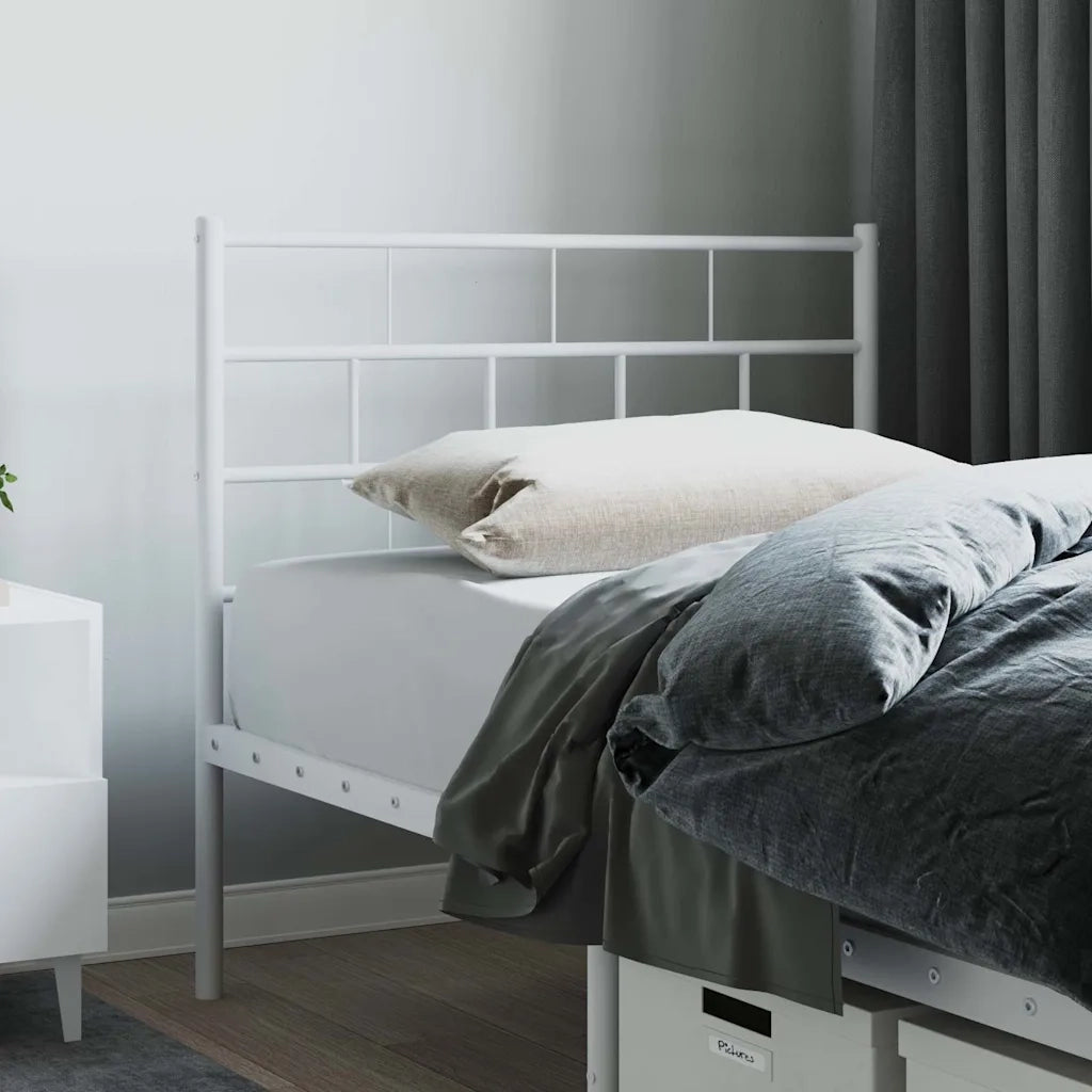 Testiera di Ricambio in Metallo Bianco 75 cm 355734