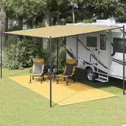 Tappeto da Tenda 250x500 cm Beige 310765