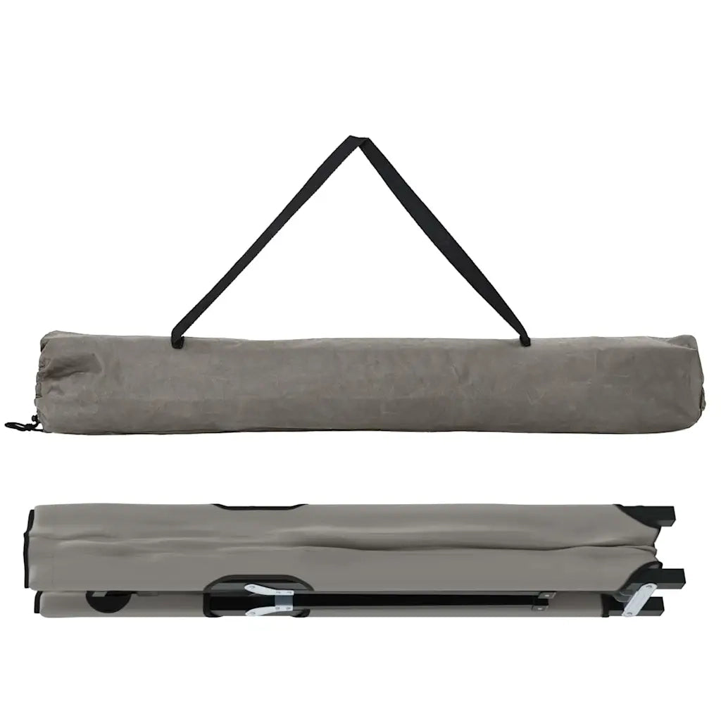 Letto da campeggio pieghevole 2 pz Grigio 206 x 76 x 74 cm CFW8812857
