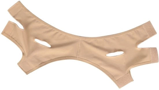 Faccialift Casalingo - Fisico Facelift - Idraulico Facelift - Compressione Cutanea - Riduzione Doppio Contorno - Ademend Compressione del Contorno del Volto - Materiale Lycra/Nylon Comfortevole - Fascia per Facelifting