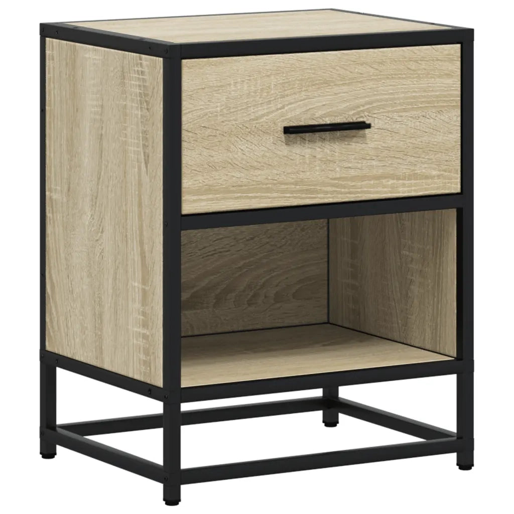 Comodino Rovere Sonoma 40x31x50 cm in Truciolato 848686