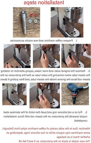 Effetto latte stoviglie in acciaio inossidabile con anelli in silicone - Adatto per bar e ristoranti - Modello EC680 EC9335