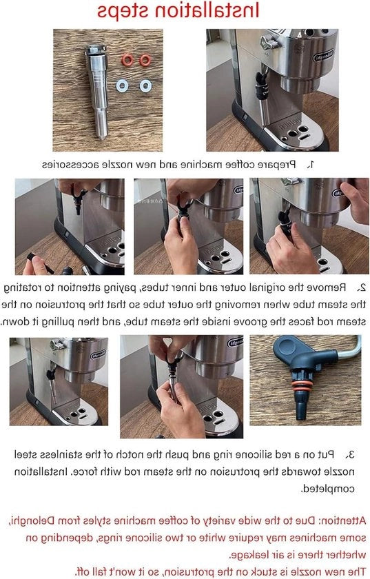 Effetto latte stoviglie in acciaio inossidabile con anelli in silicone - Adatto per bar e ristoranti - Modello EC680 EC9335
