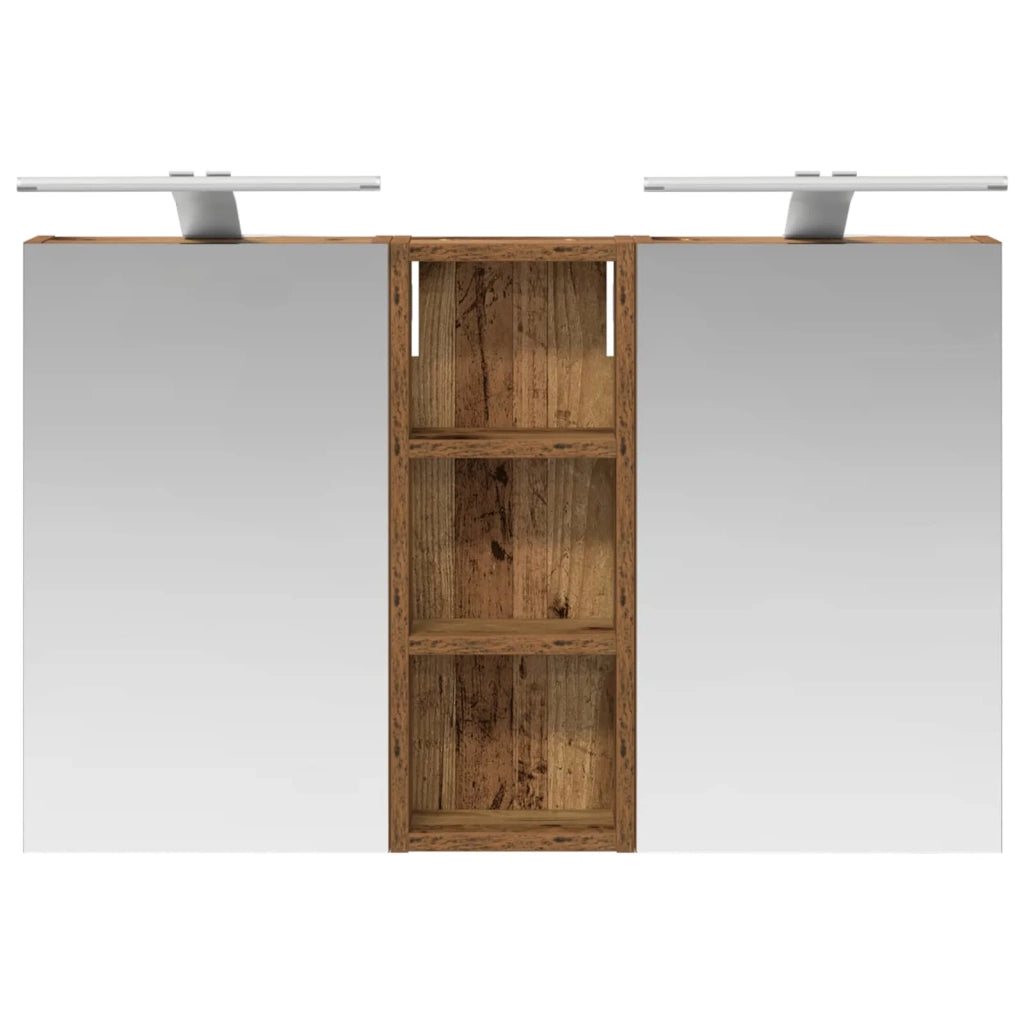 Set di Armadi da Bagno con lo scaffale 3 pcs 80 x 10,5 x 50 cm 3403662