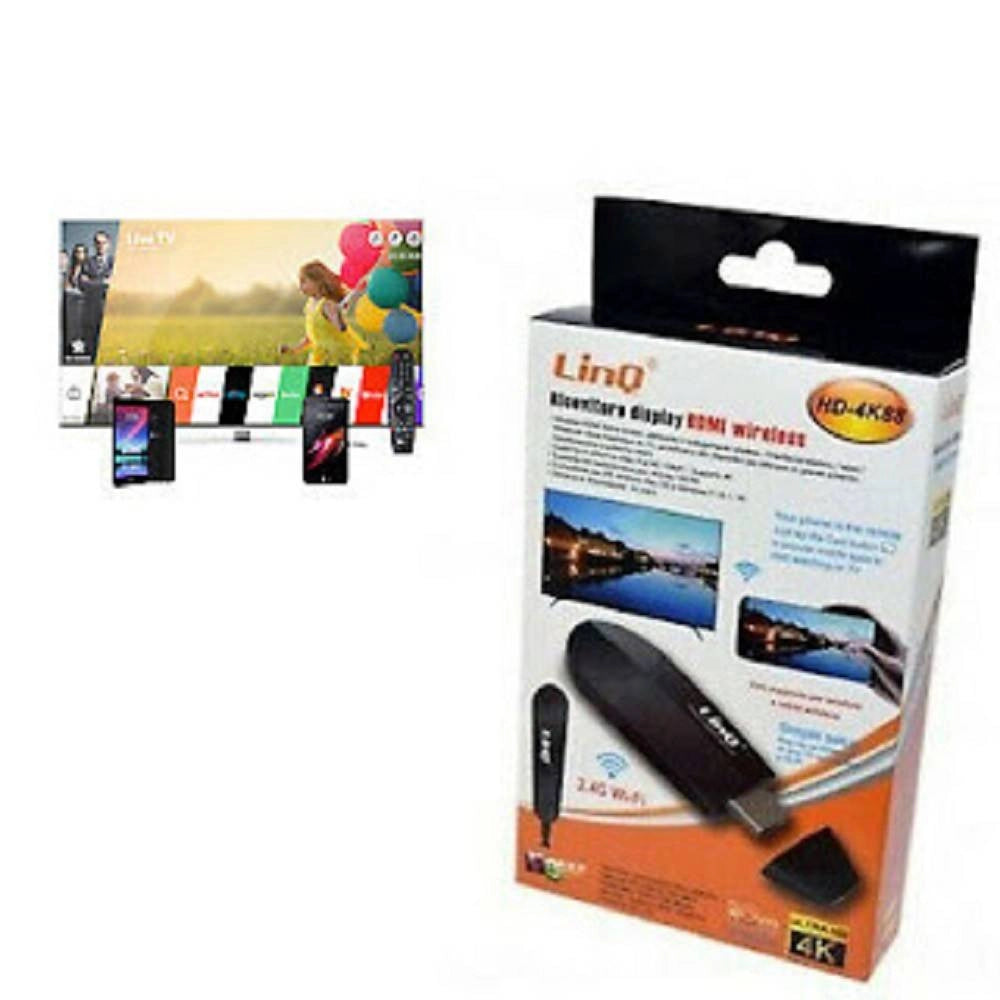 Trade Shop - Ricevitore Display Hdmi Wireless Ultra Hd 4k Hd-4k88 Trasmetti Da Smartphone A Tv -