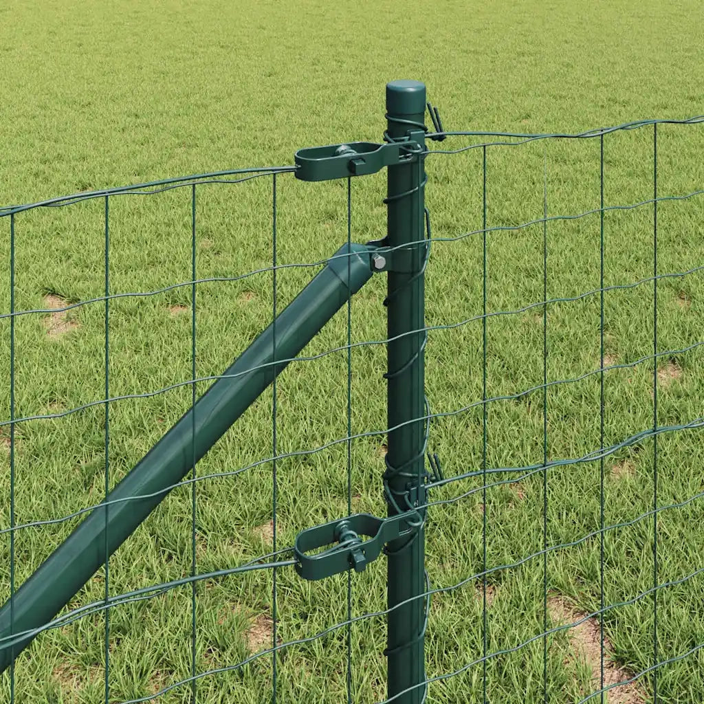 Recinzione con Posto Verde 0,6 x 50 m Acciaio e PVC 3350625