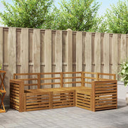 Set divani 4 pcs Naturale Legno di Acacia Massello 3374734