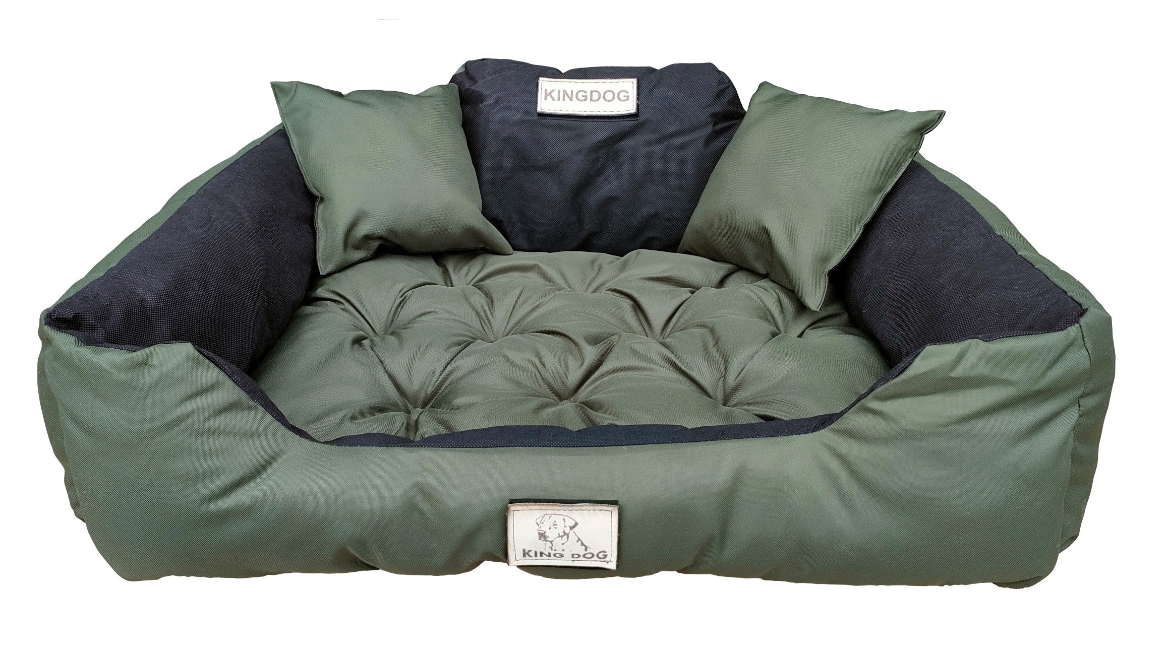 AIO FACTORY 130x105 cm KINGDOG Cuccia per cani impermeabile personalizzabile Verde