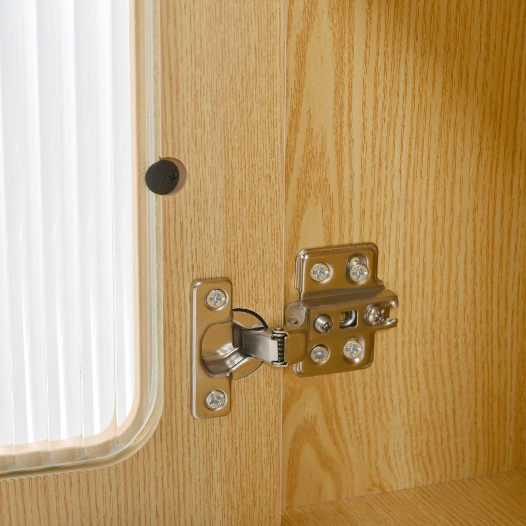 Tavolo Trucco con Specchio LED e Illuminazione 3 Colori ¨C MINIMAL ¨C Legno, 120x90x40 cm