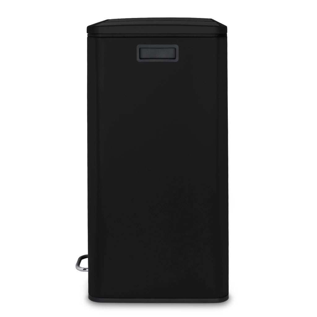 Pattumiera per differenziata 2x30L nera