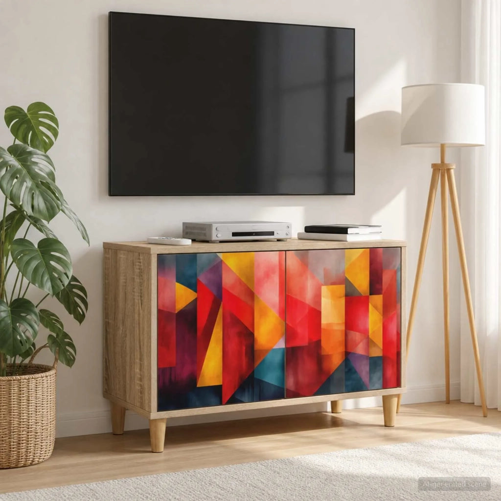 Mobile TV HEESCH 69 x 33 x 50 cm Sonoma Legno ingegnerizzato 8006998