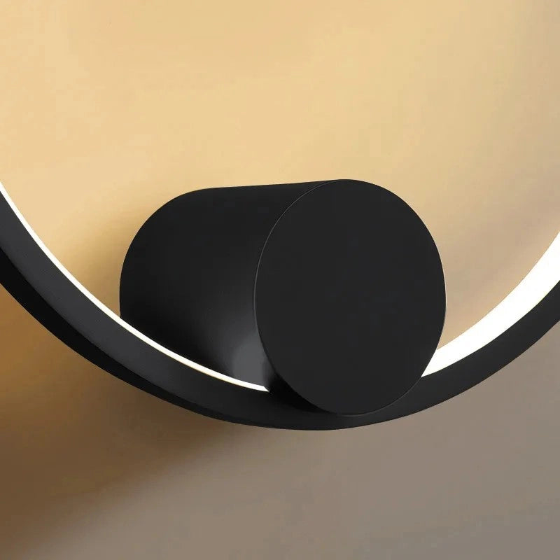 Lampada Da Parete Led App1386-cw Black 40cm
