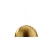 Bonella - Lampada a sospensione ottone 1XE27 max 1X60W IP20 - Lampada da soffitto con design moderno in alluminio - Attacco E27