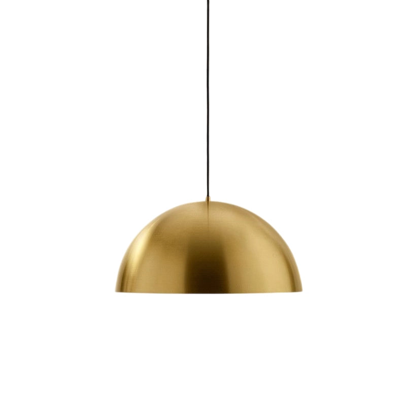 Bonella - Lampada a sospensione ottone 1XE27 max 1X60W IP20 - Lampada da soffitto con design moderno in alluminio - Attacco E27
