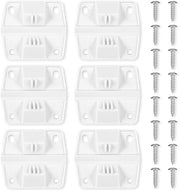 Kit di sostituzione per scharnieri in plastica - 6 pezzi - inclusi 24 viti - duraturo - dimensioni 5,7x5cm - scharnieri per contenitore refrigerante