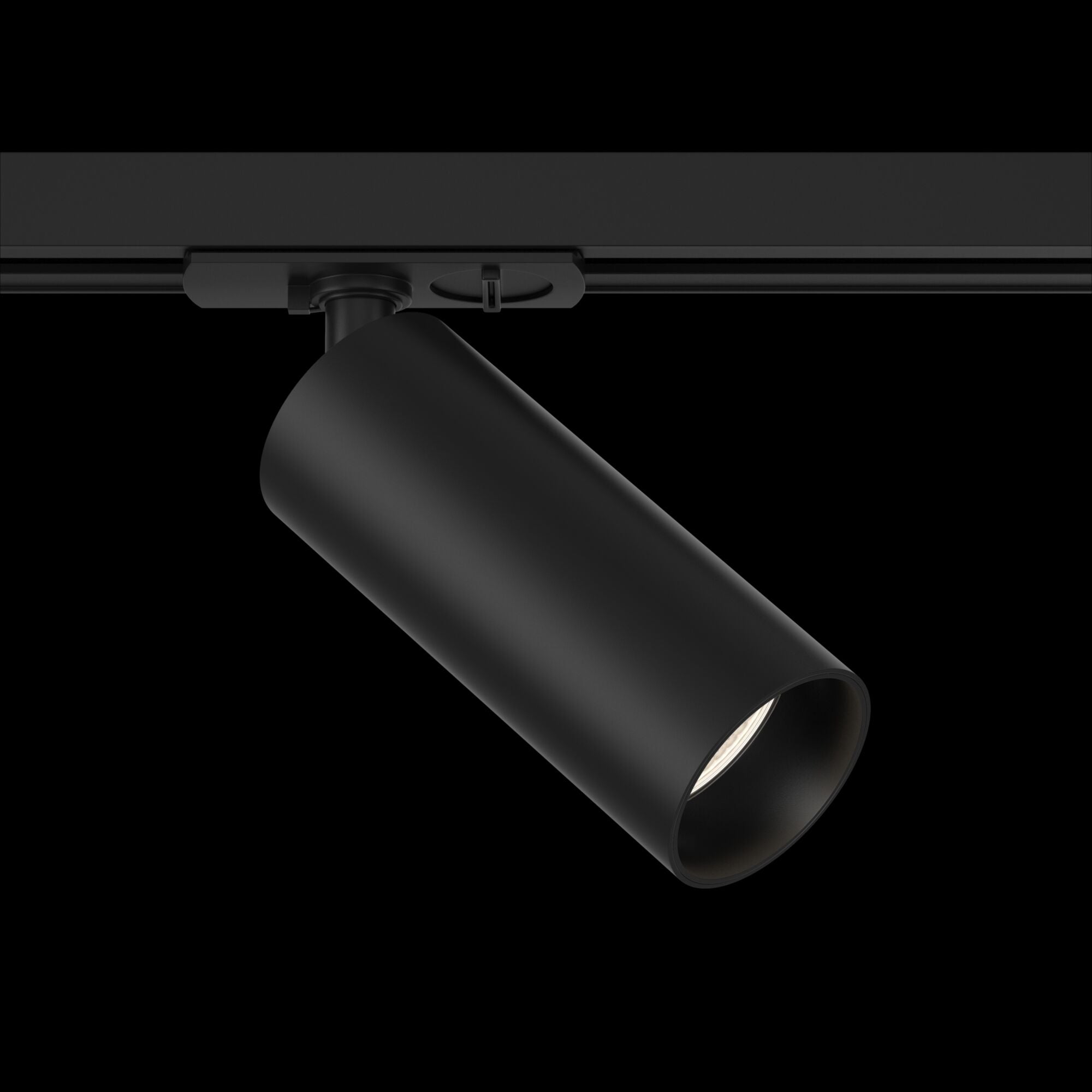 Faretto a LED per Sistema Illuminazione Binario 12W 3000K in Alluminio Focus LED  Nero