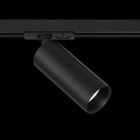 Faretto a LED per Sistema Illuminazione Binario 12W 3000K in Alluminio Focus LED  Nero