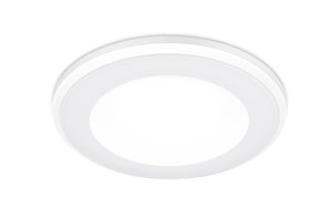 Faretto da Interno a LED in Plastica Bianco Opaco