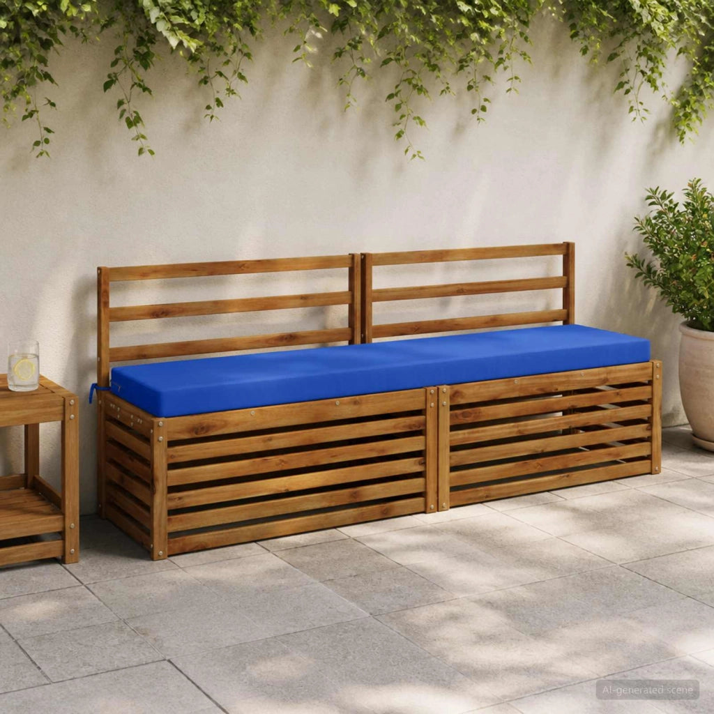 Cuscino per panchina SOEST 100% Poliestere Blu Reale 950098