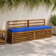 Cuscino per panchina SOEST 100% Poliestere Blu Reale 950098