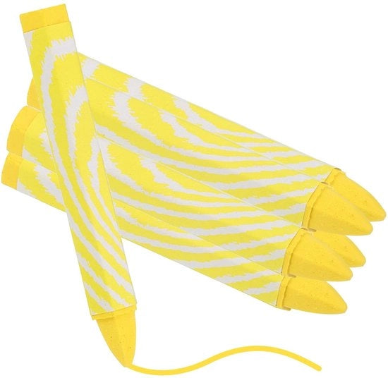 Segnali di pittura - Impermeabili pennelli in cera - Forma esagonale - Giallo - Pennelli multicolori - Adatti per mobili, vetro e tessuti