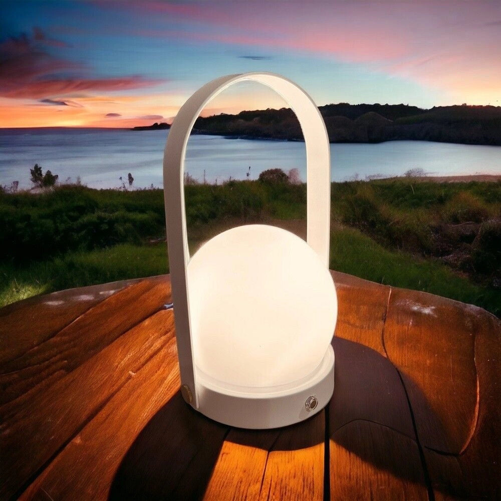 Lampada da tavolo a led moderna minimal nordica abatjour ricaricabile usb per casa bar ristorante cambia 3 luci con touch dimmerabile