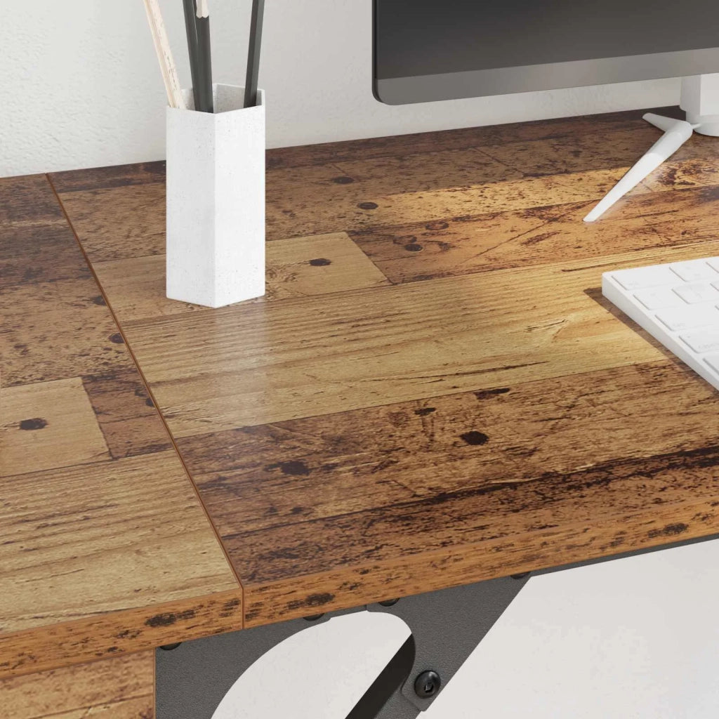 Scrivania per computer Legno vecchio 131 x 48 x 75 cm 882832
