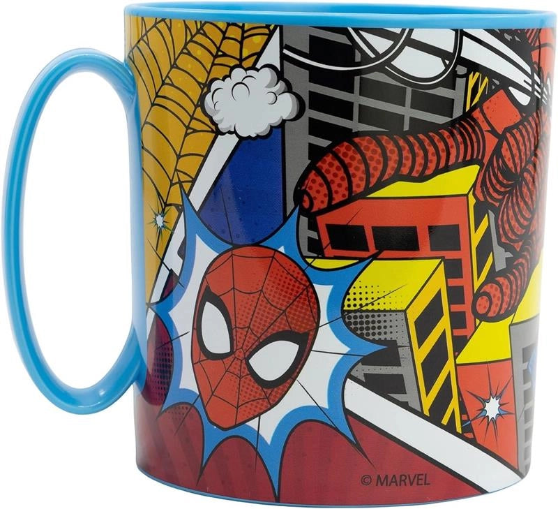 TAZZA IN PP SPIDERMAN MICROONDE (MAX 2 MIN) 390ML D8X9H CM