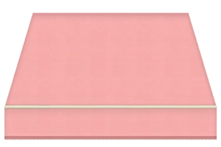 Tenda da Sole a Bracci Estensibili su Barra Quadra Tempotest Para', col. Rosa 25/15, Largh. 3m x Sporgenza 1.85m con Arganello Destro