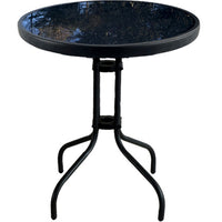 tavolo metallo/rattan diametro cm 60x70h 022196 spritz cod:ferx.55754