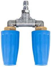Spurgo Turbo 4000 PSI - Doppio Spurgo - 1/4 Pollici Chiusura Rapida - 2mm Bocchetta - 4 a 6 GPM - Pulizia Effettiva - Bocchetta Alta Pressione