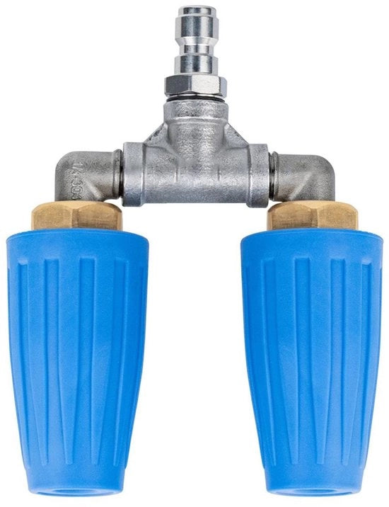 Spurgo Turbo 4000 PSI - Doppio Spurgo - 1/4 Pollici Chiusura Rapida - 2mm Bocchetta - 4 a 6 GPM - Pulizia Effettiva - Bocchetta Alta Pressione