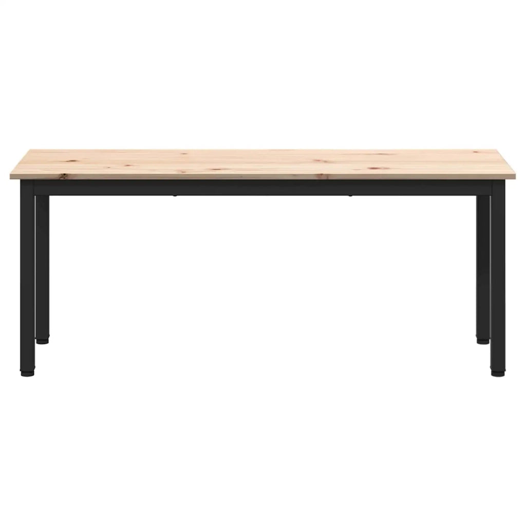 panchina Naturale 110 x 35 x 45 cm Pino massello