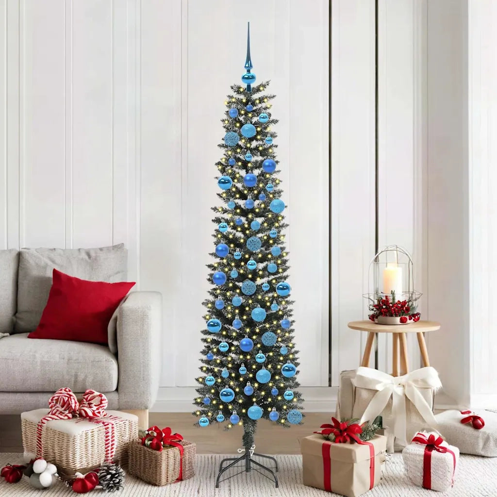 Albero di Natale artificiale con 300 LED Verde 180 cm 3395947