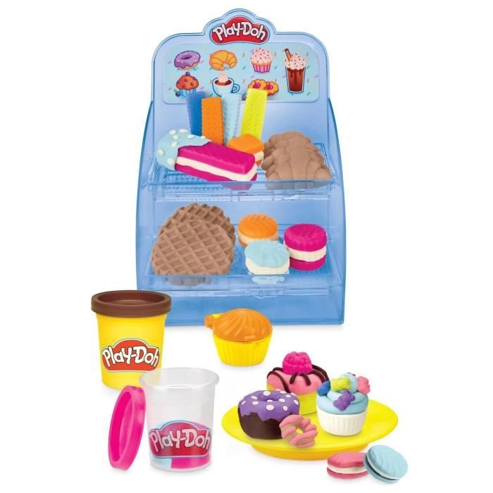 Play-Doh, Il mio super caffè, 20 accessori e 8 vasetti di plastilina, dai 3 anni in su