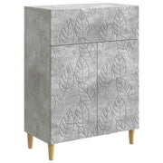 Credenza Grigio Cemento 66 x 34,5 x 90 cm Legno ingegnerizzato 895098