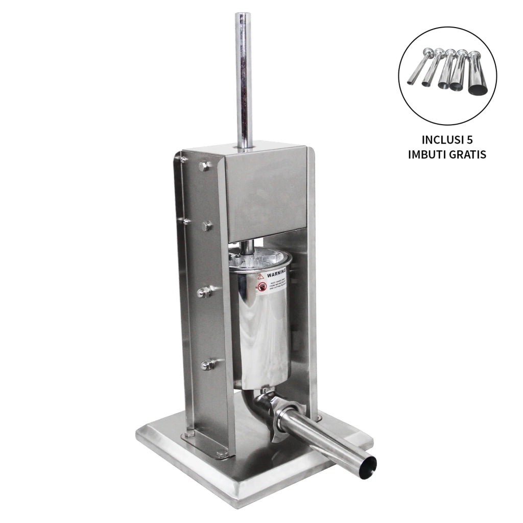 Insaccatrice Manuale 7L per Salsicce Macchina Professionale in Acciaio Inox