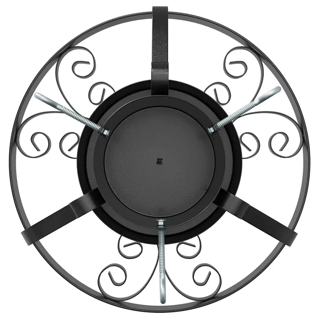 Supporto per Albero di Natale Nero 40 x 40 x 21 cm Acciaio