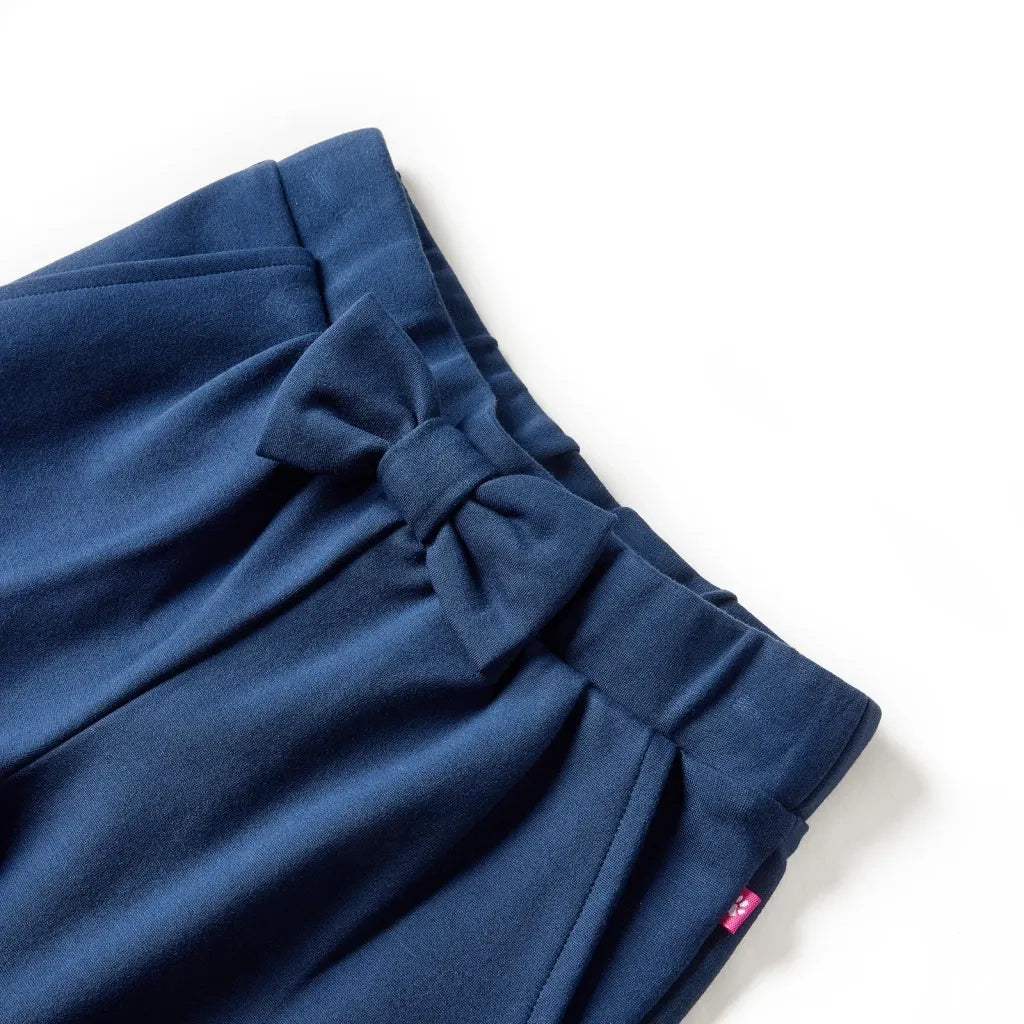 Pantaloni per Bambini a Gamba Larga Blu Marino 104 CFW2442568