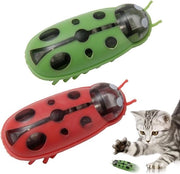 Giocattolo interattivo per gatti - Set di 2 insetti mini - Giocattolo elettrico per addestramento dei gatti - Multicolore