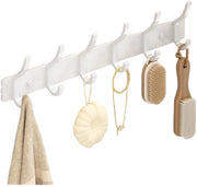 Hanger a 6 ganci - 7*38 cm - Hanger per capo - Per l'appendere abiti, calze, ecc. - Robusta e duratura - Hanger per capi e articoli di uso quotidiano - Hanger per articoli da bagno e sanitari