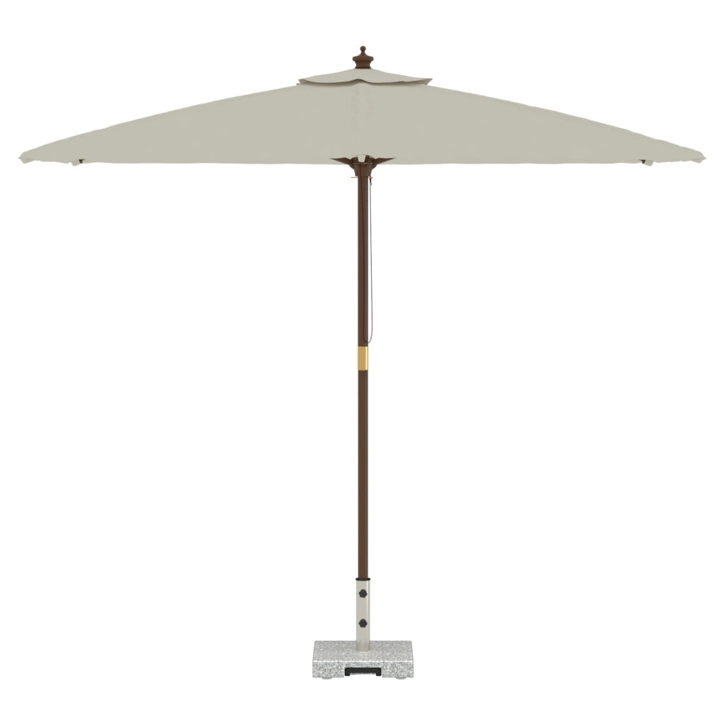 Base per Ombrellone con Ruote Grigia Granito 29 kg Quadrata