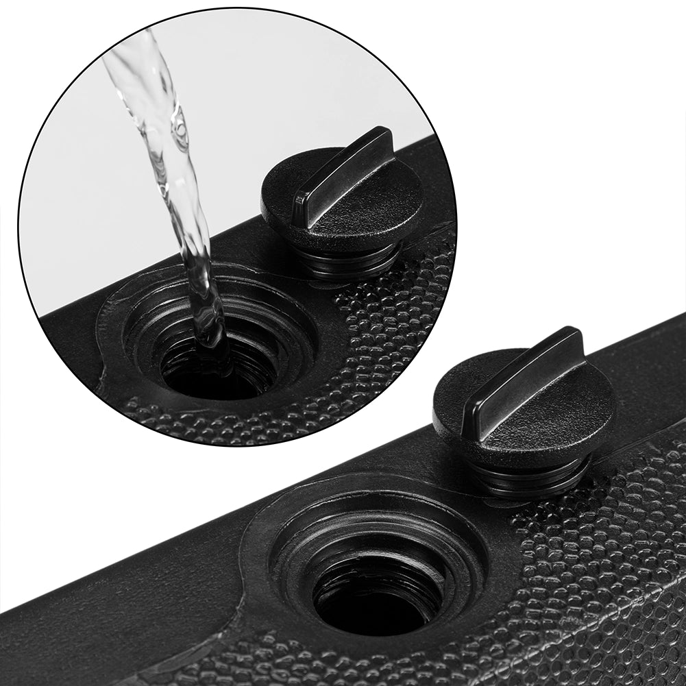 Base Ombrellone da Giardino Riempimento 16 kg con 4 Ruote per pali 38/48 mm