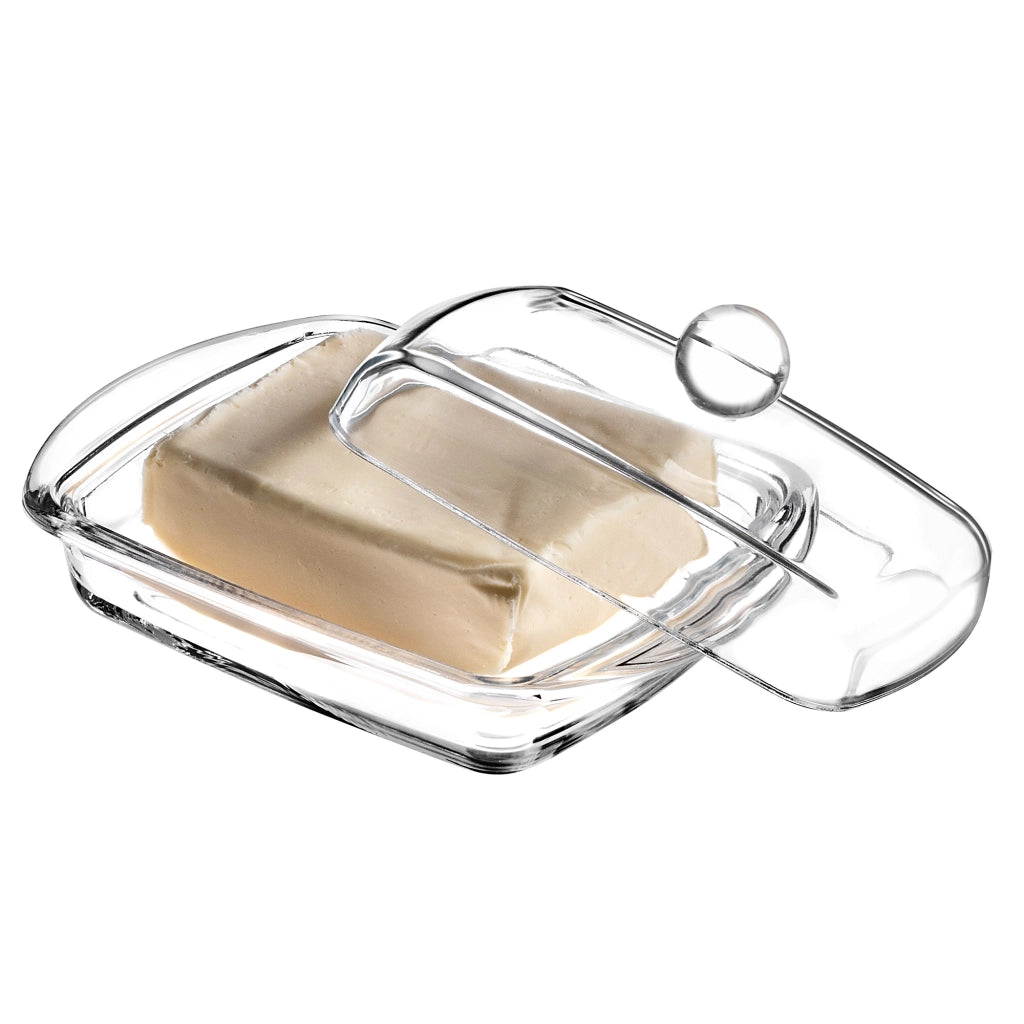 Burriera KADAX con coperchio per contenitore in vetro da 16 cm, classica