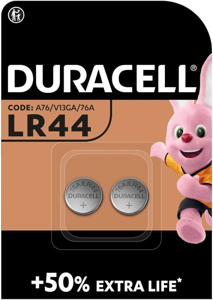 PILE PER L'ELETTRONICA 'LR44' Blister 2 Pezzi - 10 pezzi- DURACELL