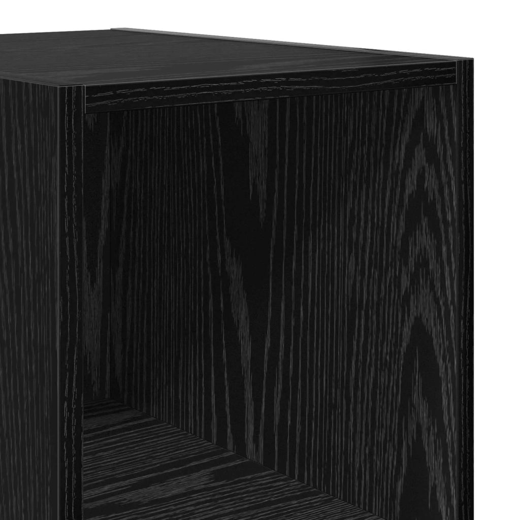 Credenza Rovere Nero 30 x 41 x 185 cm Legno ingegnerizzato 8010945